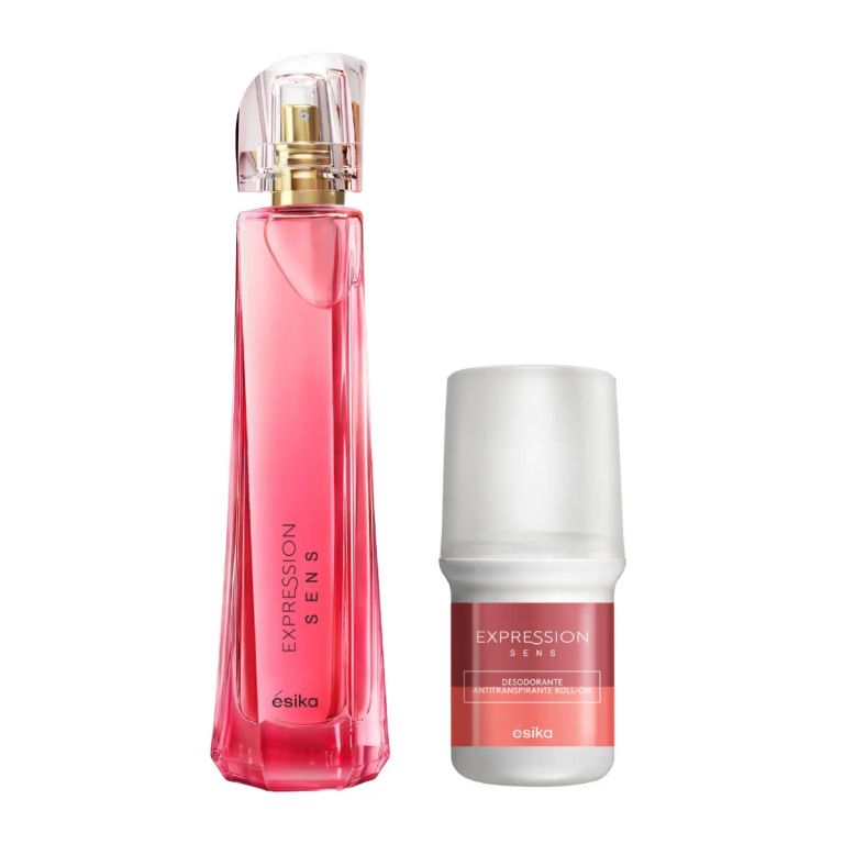 Set Perfume Expression Sens ésika 50 ml + desodorante roll on 50 ml