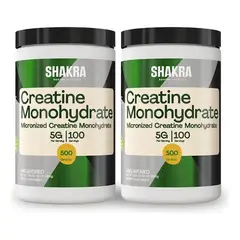 SHAKRA - Pack Creatina Monohidratada 1 kilo