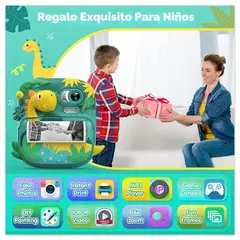 GENERICO - CÁMARA INSTANTÁNEA INFANTIL CON IMPRESORA TÉRMICA FOTO, VIDEO Y DIVERSIÓN PARA NIÑOS
