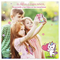 GENERICO - CÁMARA INSTANTÁNEA INFANTIL CON IMPRESORA TÉRMICA FOTO, VIDEO Y DIVERSIÓN PARA NIÑOS