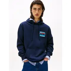 TOMMY HILFIGER - SWEATSHIRT TJM REG DNA FLAG PLAY HOODIE E
