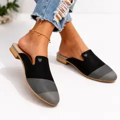 GENERICO - Zapatos mules Mujer Misshus Iris mix grises s