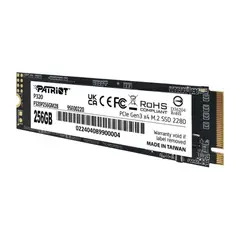 PATRIOT - SSD M.2 PCIe 256GB P320 G3 - Rápido, Compacto y Alto Rendimiento para Mejorar tu P