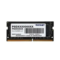PATRIOT - Memoria SODIMM DDR4 Signature 8GB, 3200MHz, CL22, Ideal para Laptop y PC Gaming