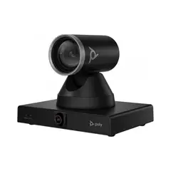POLY - Cámara inteligente Studio E60 4K MPTZ, 12x zoom, ideal para videoconferencias y reuni