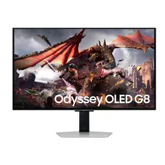 SAMSUNG - Monitor Odyssey G8 De 32" 4K Oled, 240Hz, Freesync/G-Sync, Plata, Ideal Para Gamin