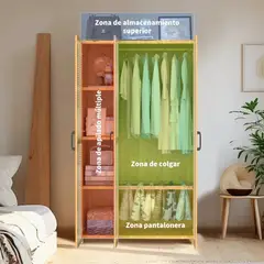 ANYHOGAR - Armario Moderno Ropero Armable Para Dormitorio