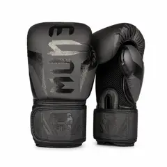 VENUM - GUANTES DE BOXEO PAR 12 OZ NEGRO CON NEGRO