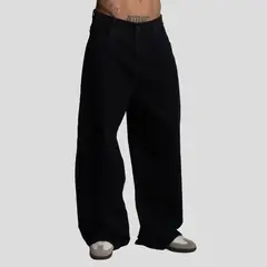 THE CULT - Pantalon Denim Confort - entalle Super baggy - denim Premiun oversize