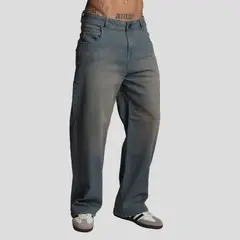 THE CULT - Pantalon Denim Confort - entalle baggy - denim Premiun oversize