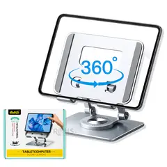 ROHS - Soporte Metálico Giratorio 360° Baihuo Para Tablet Y Celular Ajustable De Escritorio