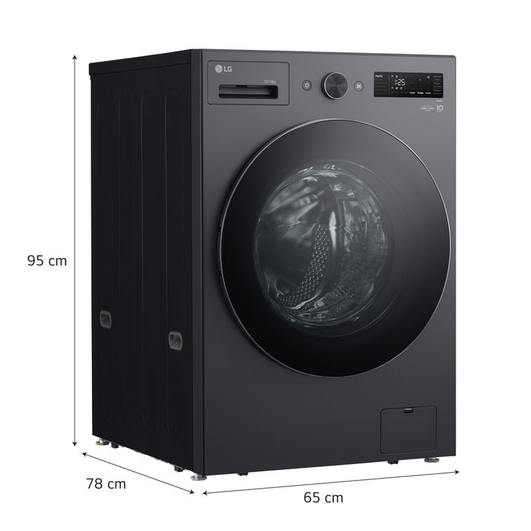 Lavaseca WD20EGNTSPG 2010 Kg Carga Frontal Grafito