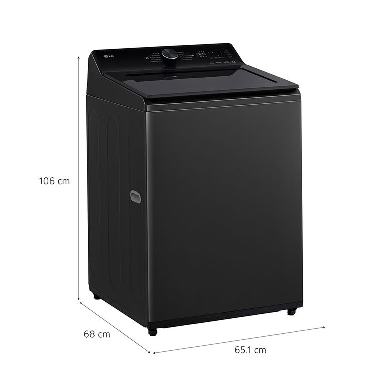 Lavadora Automática WT18OBTX 18Kg Carga Superior Negro