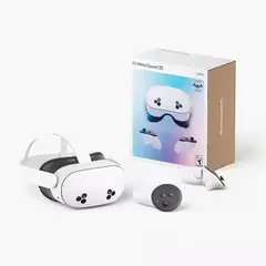 Meta - Gafas de Realidad Virtual Quest 3S 128GB Blanco con Controles Touch