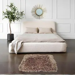 SM - ALFOMBRA FELPUDA 40X60 CM MARRON