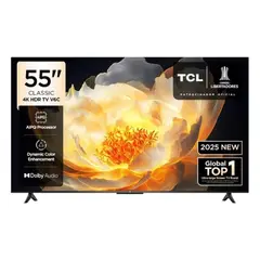 TCL - Televisor Smart TV 55'' LED UHD 4K 55V6C GoogleTV 2025
