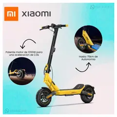 XIAOMI - Scooter Eléctrico 6 Ultra GL 25 km/h, Autonomía 75km, Motor 500W