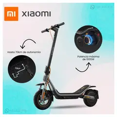 XIAOMI - Scooter Eléctrico 6 Pro GL Plegable, 25 km/h Motor 400 W – Negro
