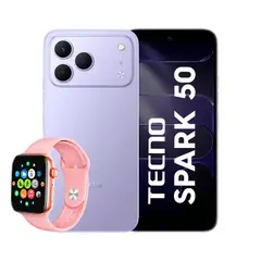 TECNO MOBILE - Celular Spark 50 4GB+256GB + Smart Watch i10 Mini