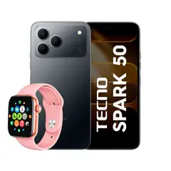 TECNO MOBILE - Celular Spark 50 4GB+256GB + Smart Watch i10 Mini