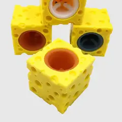 GENERICO - Squishy Queso Ratón Antiestrés Squishie Color Aleatorio
