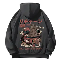 YANSUS - Polo Hombre Blanco Ramen Gato