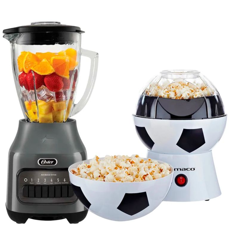 Combo Licuadora 6 Vel BLSTPEG-GPB más Máquina de Pop Corn