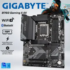 GIGABYTE - PLACA B760 GAMING X AX WIFI 6 BLUETOOTH DDR5 PROCESADORES INTEL® CORE™