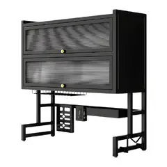 GENERICO - Escurridor de Platos con 2 Tapas Organizador de Cocina