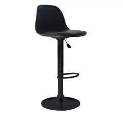 ALTHEA CONFORT - Silla Para Bar Regulable Boat Cuerina Negro En