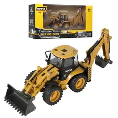HUINA - Vehículo De Construcción Retro Excavadora Escala 1 a 50 De Metal
