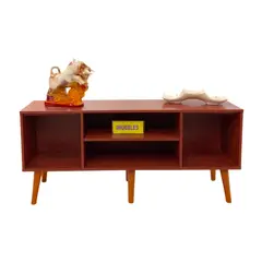 TEMEL - Rack Vintage para TV 160 cm color Cedro - Rack TV –