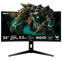 ASUS - MONITOR TUF GAMING VG34WQML5A, 34 CURVO VA, WQHD, 250Hz, 0.5ms, AMD FreeSync Premiun