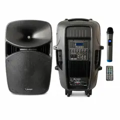 TUMAN - PARLANTE ACTIVO PORTATIL DE 15 PULGADAS
