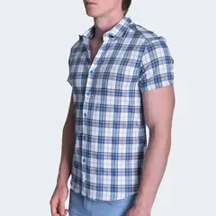 THE CULT - CAMISA MANGA CORTA A CUADROS - AZUCEL