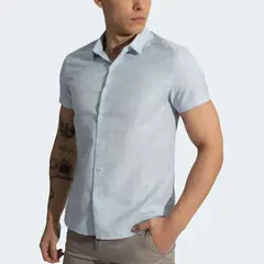 THE CULT - CAMISA MANGA CORTA - CELESTE