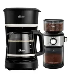 OSTER - Cafetera Programable de 12 Tza BVSTDCP121B + Molinillo de Cafè Automàtico