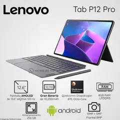 LENOVO - Tablet Tab P12 Pro Snapdragon 8GB RAM 256GB 12.6" WQXGA AMOLED