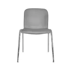 OFIDEAS - Silla Fija Baru Cuero Gris
