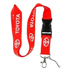OEM - Lanyard Llavero Porta Credencial Toyota Rojo