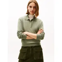 TOMMY HILFIGER - SWEATER MERINO POLO-NK LS SWEATER TH