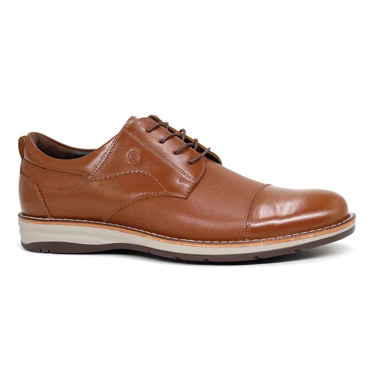 Zapato Casual Hombre Cuero DR24-CL26Q3 Habano