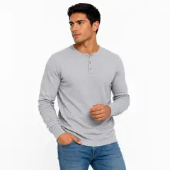 GENERICO - Polo manga larga para hombre premium