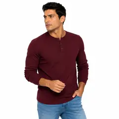 GENERICO - Polo manga larga para hombre premium