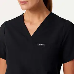 GENERICO - Chaqueta médica mujer Rhena Essential 1 bolsillo negro talla S