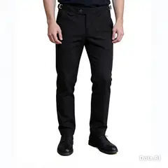 DM DEXMEN - Pantalon Dexmen Casual Hebilla Negro