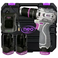 NEO - Atornillador 12 18V + 2 Bat + Cargador TP125518-13 K2