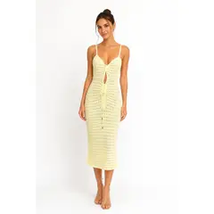INTROSPECTIVA MODA - VESTIDO TEJIDO PITAS