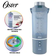 OSTER - Licuadora Portátil Gomax 590 Ml De Capacidad Para Batidos Y Smoothies