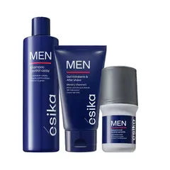 Esika - Men Shampoo Anticaida con Deo y After Shave 3 en 1